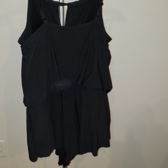 NWOT - Women's High Neck Swim Romper with Pockets One Piece Swimsuit,  Size:  16 - Picture 6 of 13